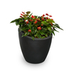 Mayne Modesto 20in Round Planter - Black 8879-B